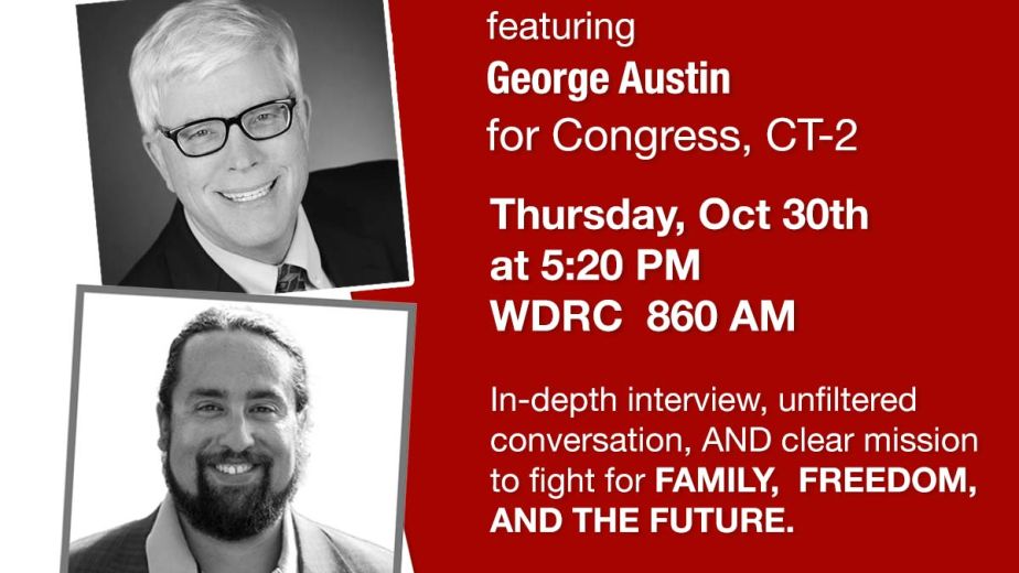 George Austin joins Hugh Hewitt on Thursday, Oct 30th at 5:20pm